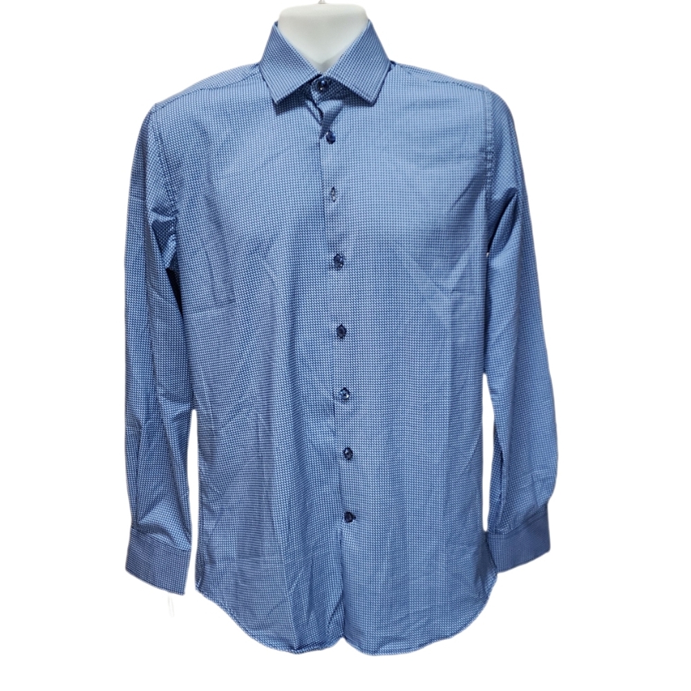 Christian Lacroix Dress Shirt Men Contemporary Fit Long Sleeve ButtonUp S 14 1/2